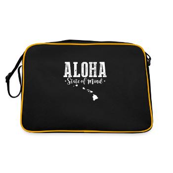 Hawaï - Sac Retro - noir/or - Dos