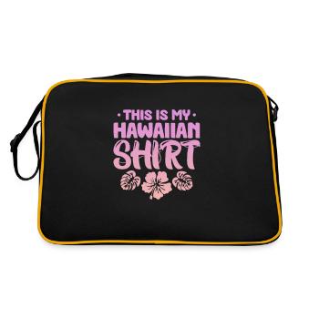 Hawaï - Sac Retro - noir/or - Dos