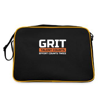 Motivation - Retro Bag - black/gold - Back