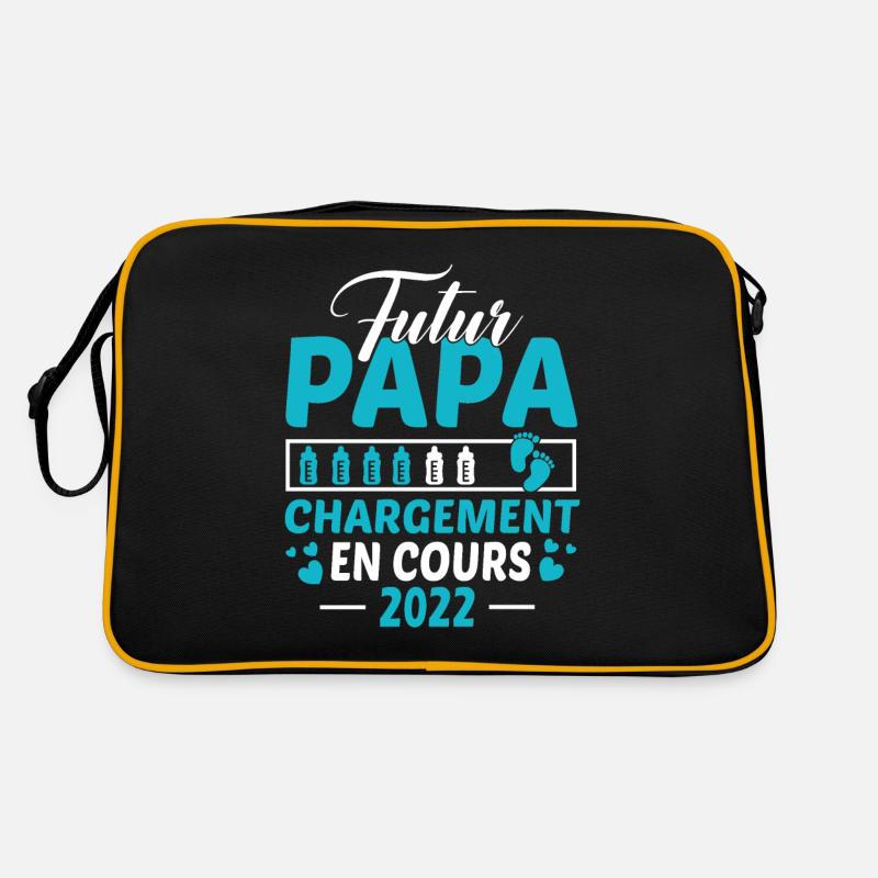 Futur Papa 2022 Idée Cadeau Annonce Grossesse Sac Retro