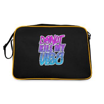 Beignet - Sac Retro - noir/or - Dos