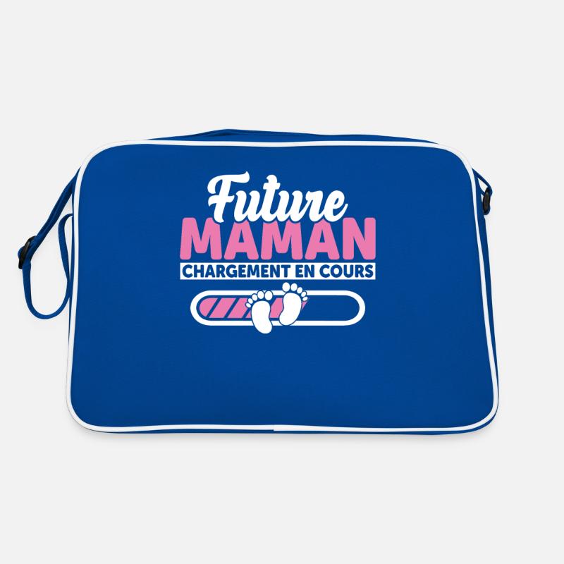 Future Maman Idée Cadeau Enceinte Amour Cool Sac Retro