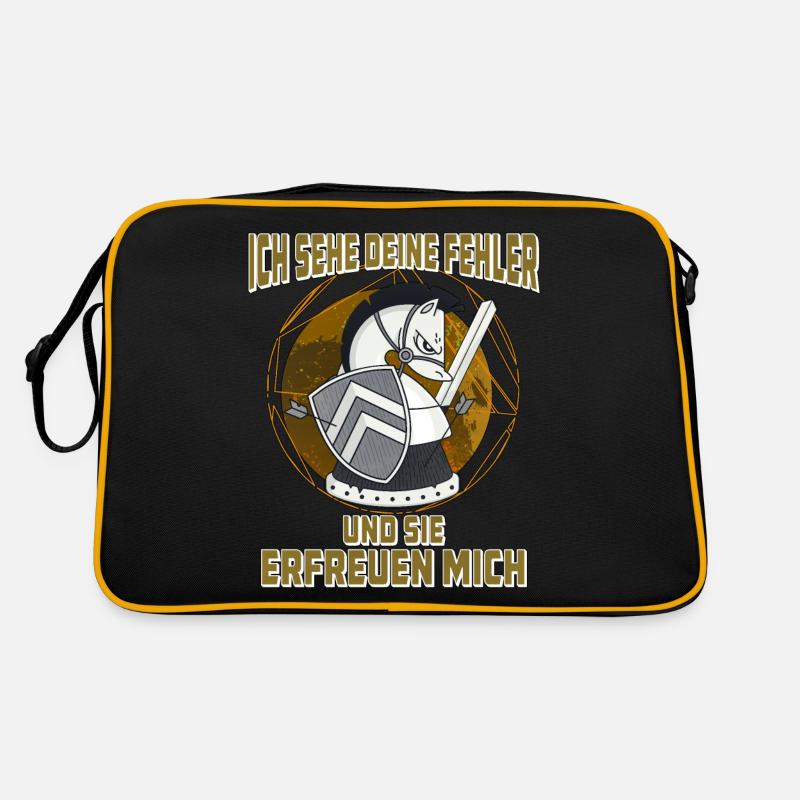 ICH SEHE DEINE FEHLER Retro Tasche