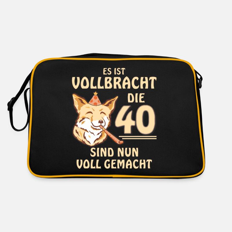 40 GEBURTSTAG Retro Tasche