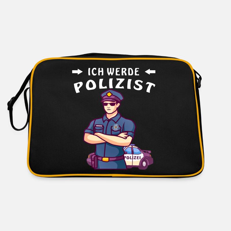 ICH WERDE POLIZIST Retro Tasche