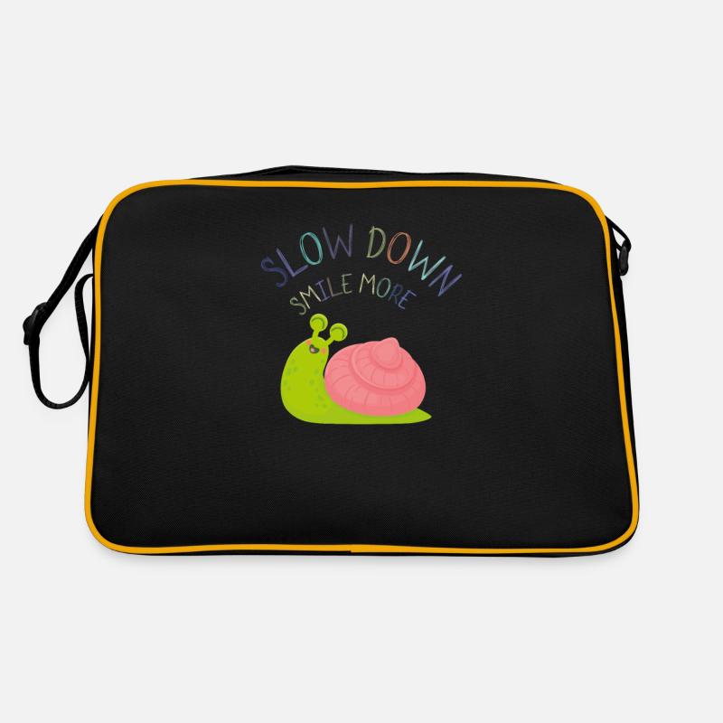 A gift for men snail's pace Retro Bag