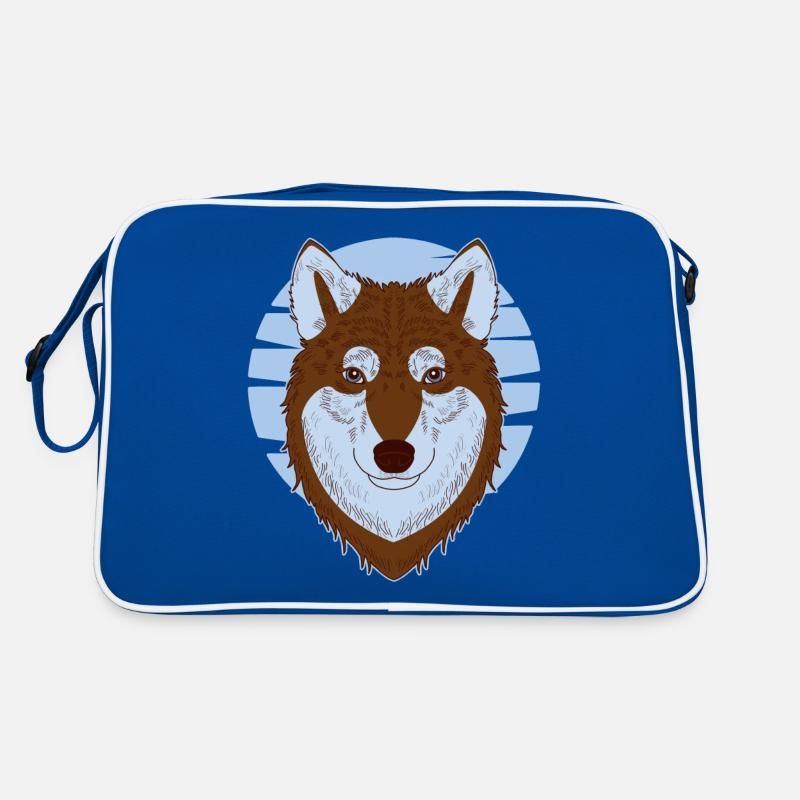 Siberian Husky Retro Tasche
