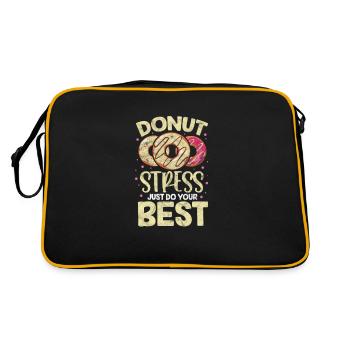 Beignet - Sac Retro - noir/or - Dos