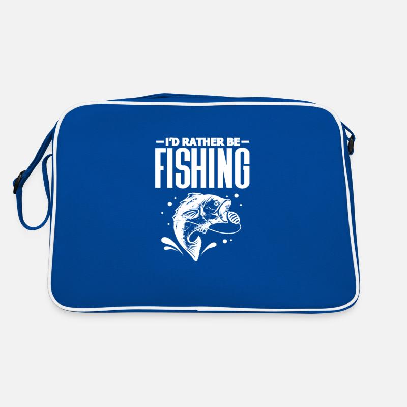 Pêcheur pêcheur Pêche Pêche Canne à pêche Cadeau Sac Retro