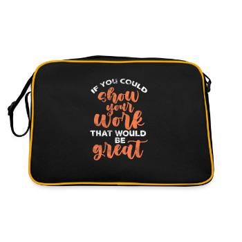 Mathematics - Retro Bag - black/gold - Back