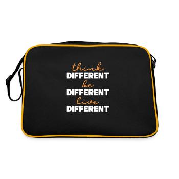 Motivation - Retro Bag - black/gold - Back