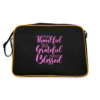 Motivation - Retro Bag - black/gold - Back