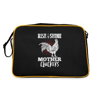 Poulet - Sac Retro - noir/or - Dos