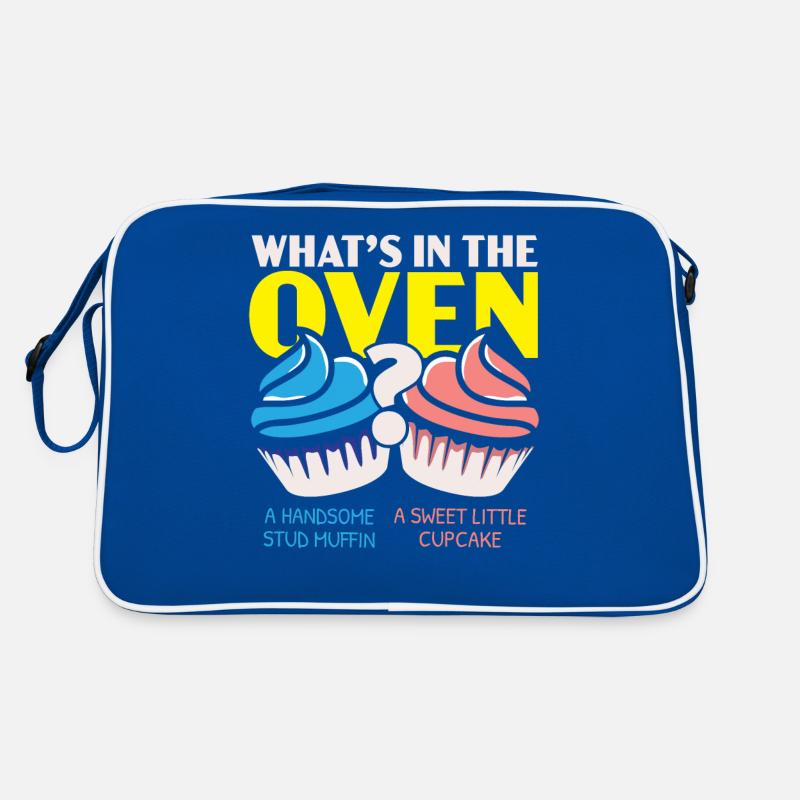 Was ist im Backofen Muffin oder Cupcake Baby-Ankün Retro Tasche