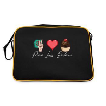 Muffins et muffins pâtisseries sucrées - Sac Retro - noir/or - Dos