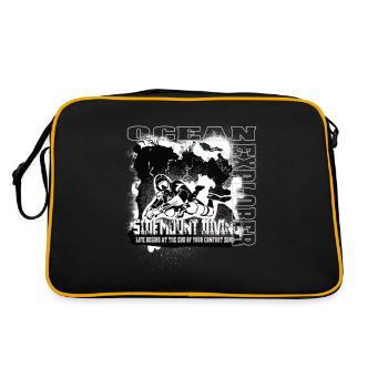 Ocean Explorer Scuba Diving Sidemount Diving Reef - Retro Bag - black/gold - Back