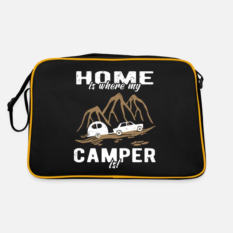 Camping Home Caravan Retro Bag