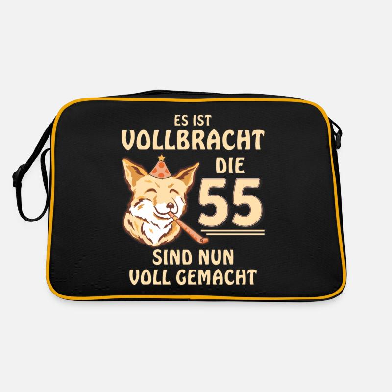 55 GEBURTSTAG Retro Tasche