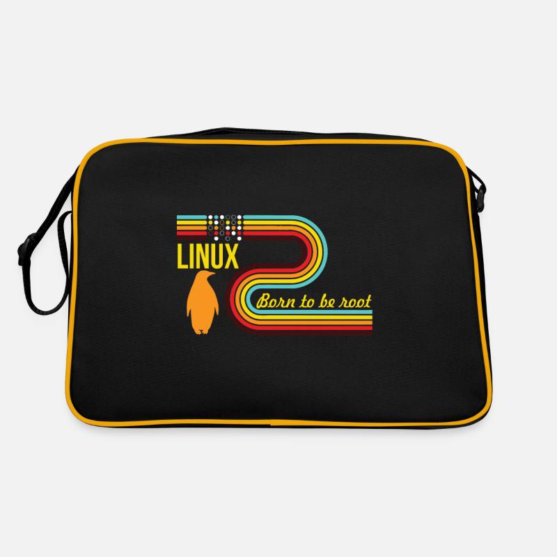 Born To Be Root Linux Nerd Geek Coding Retro Bag