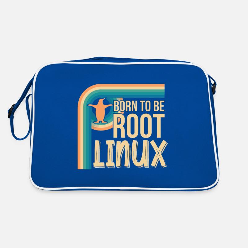 Born To Be Root Linux Nerd for Coding Retro Bag