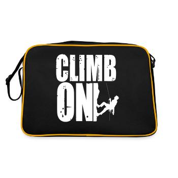 Escalade de bloc sur les alpinistes - Sac Retro - noir/or - Dos
