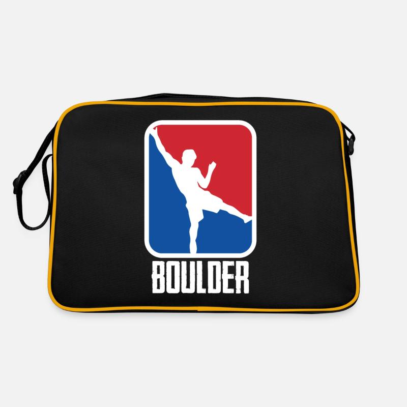 Bouldering Climbing Climbing Wall Climbers Mountains Retro Bag