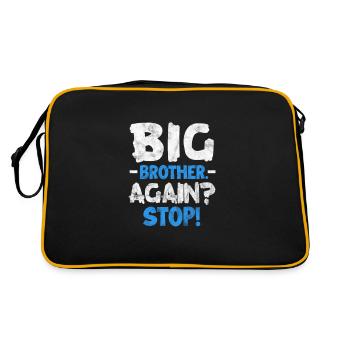 Older brother - Retro Bag - black/gold - Back