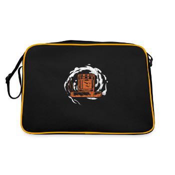 Whisky de cigare - Sac Retro - noir/or - Dos