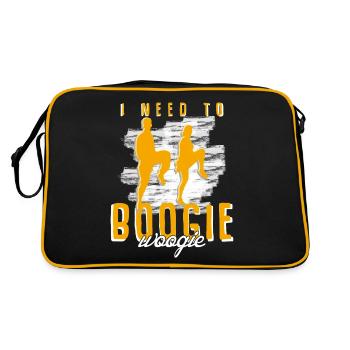 Boogie Woogie Dance Boogie-Woogie Swing - Retro Bag - black/gold - Back