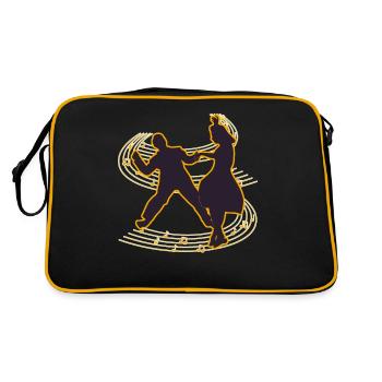 Boogie Woogie Music Boogie-Woogie Swing - Retro Bag - black/gold - Back