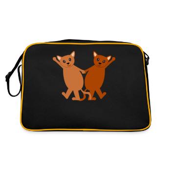 Boogie Woogie Cats Boogie-Woogie Swing - Retro Bag - black/gold - Back