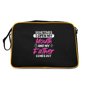 Father - Retro Bag - black/gold - Back