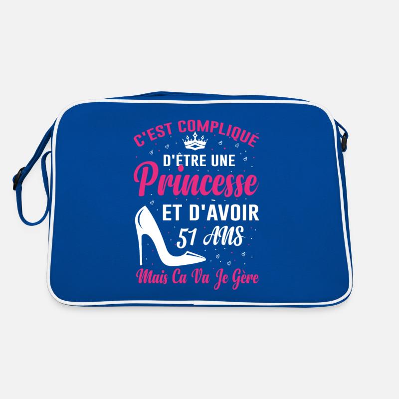 Princesse 51 Ans Idée Cadeau Anniversaire Amour Sac Retro