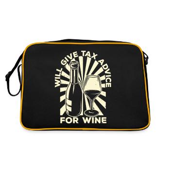 Donner des conseils fiscaux aux conseillers fiscaux sur le vin - Sac Retro - noir/or - Dos