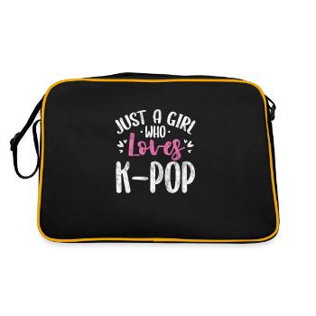 K-Pop Musique Coréenne Pop Corée Kpop Cadeau - Sac Retro - noir/or - Dos