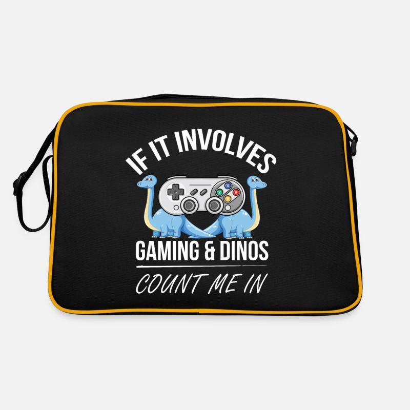 Dinosaurier Konsole Spiele Retro Tasche