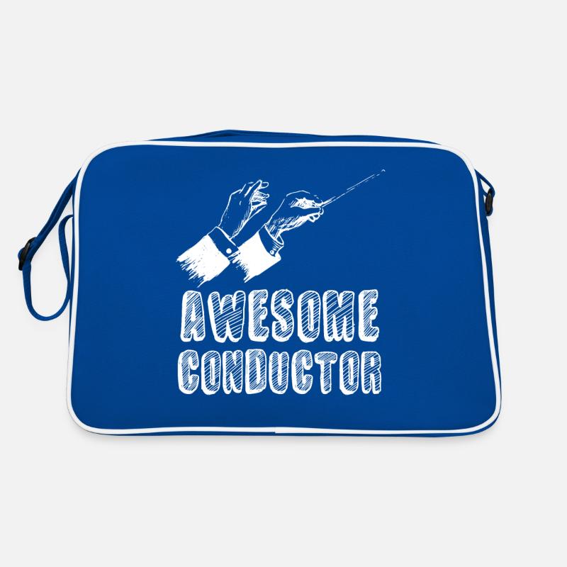 Awesome Dirigent Dirigentenstab beim dirigieren Retro Tasche