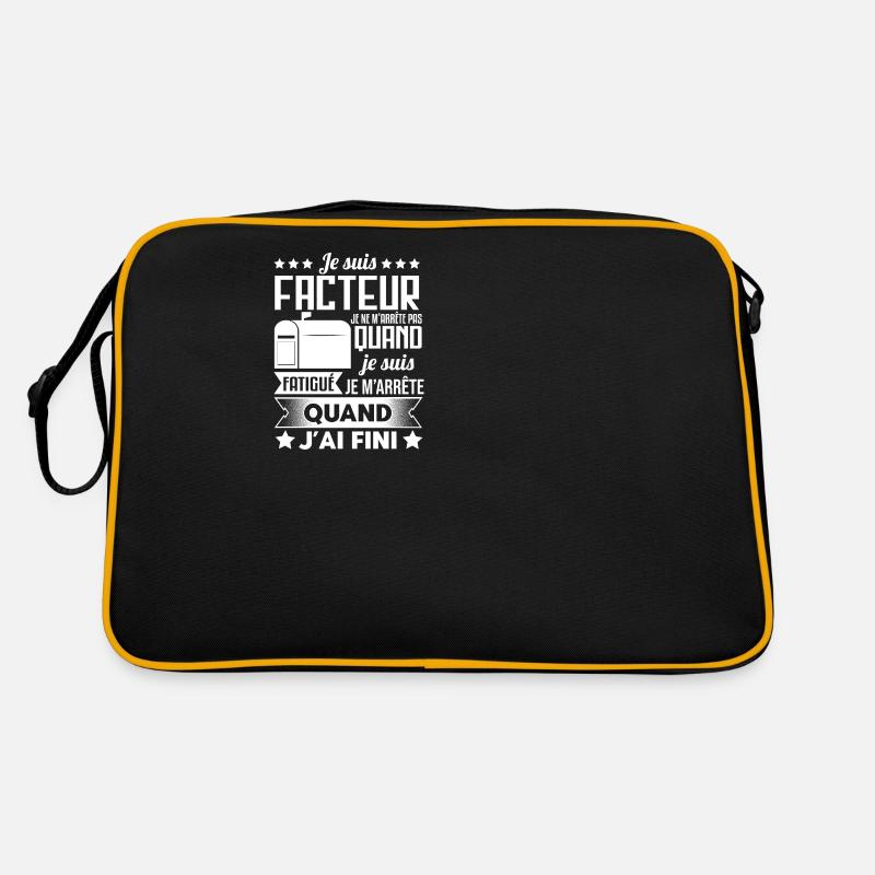 Facteur Idée Cadeau Postier Humour Sac Retro