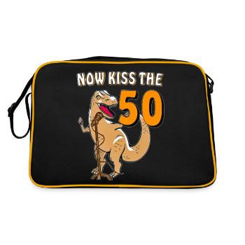 MAINTENANT EMBRASSEZ LES 50 - Sac Retro - noir/or - Dos
