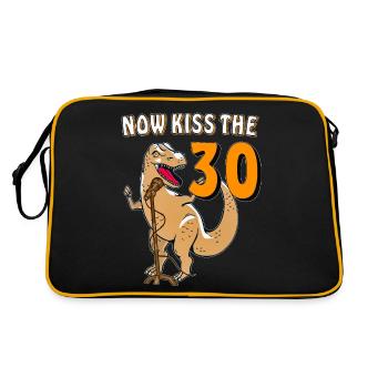 MAINTENANT EMBRASSEZ LES 30 - Sac Retro - noir/or - Dos