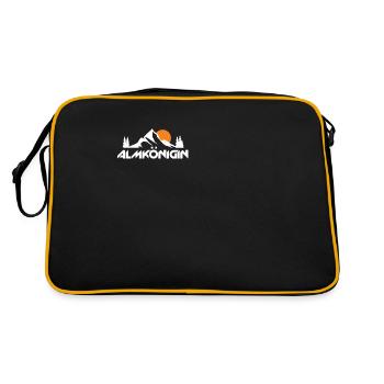 Alm Mountain Hiking Summit Trekking en plein air - Sac Retro - noir/or - Dos