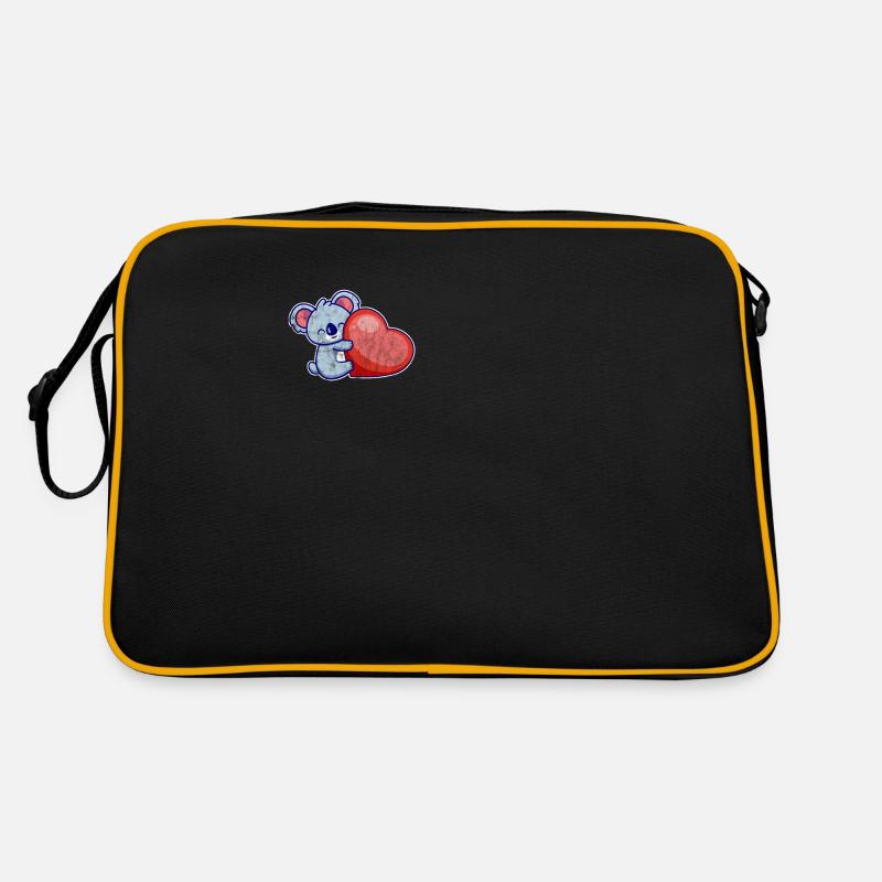 Koala - Sac Retro - noir/or