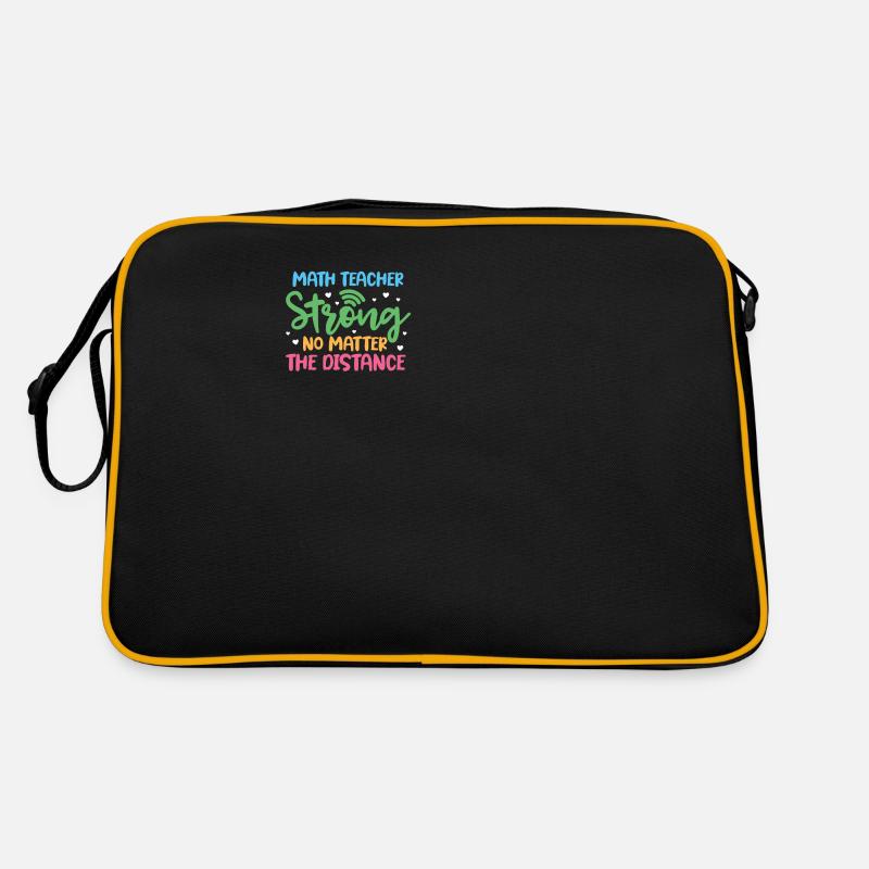 Mathématiques Math Mathématicien Math Professeur Cadeau - Sac Retro - noir/or