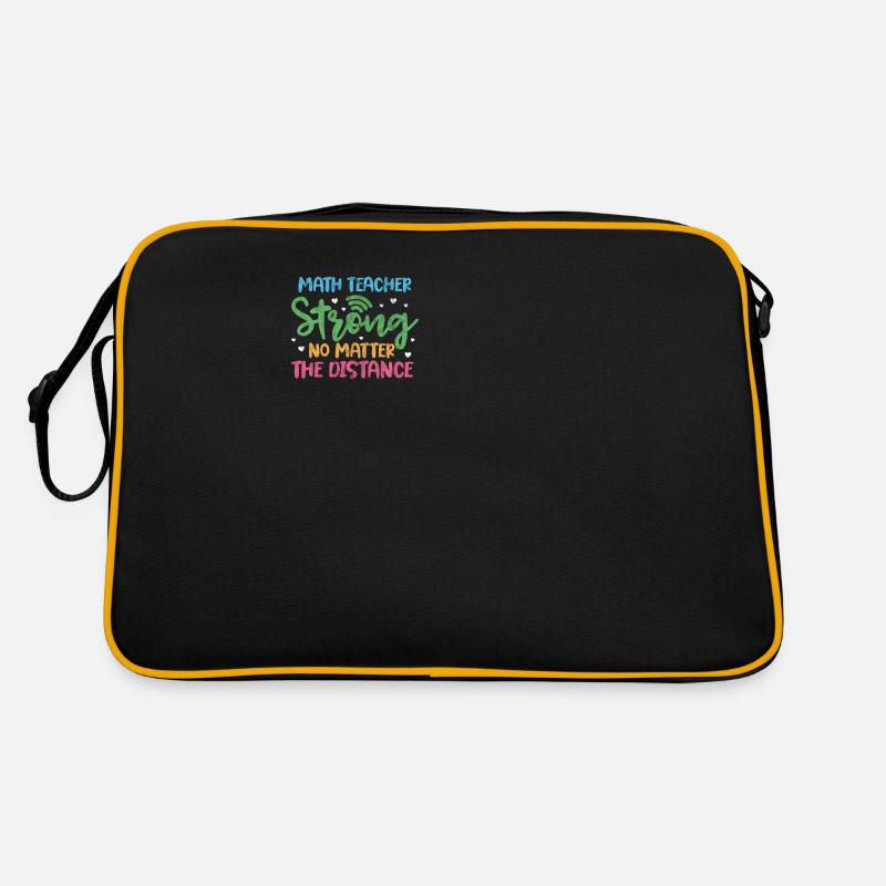 Mathematik - Retro Tasche - Schwarz/Gold