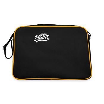 Motivation - Retro Bag - black/gold - Back