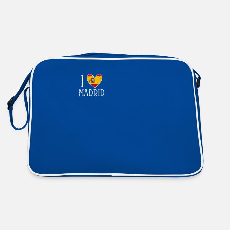 Spanien Spanisch Madrid Spanier Urlaub Geschenk Retro Tasche