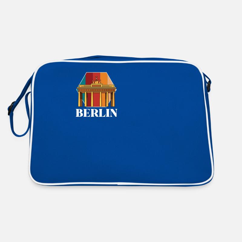 Berlin Brandenburg Gate in Germany Retro Bag