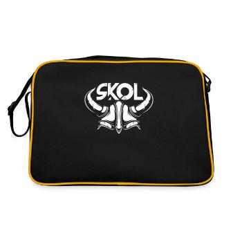 Viking Viking Vikings Odin Walhalla Cadeau - Sac Retro - noir/or - Dos