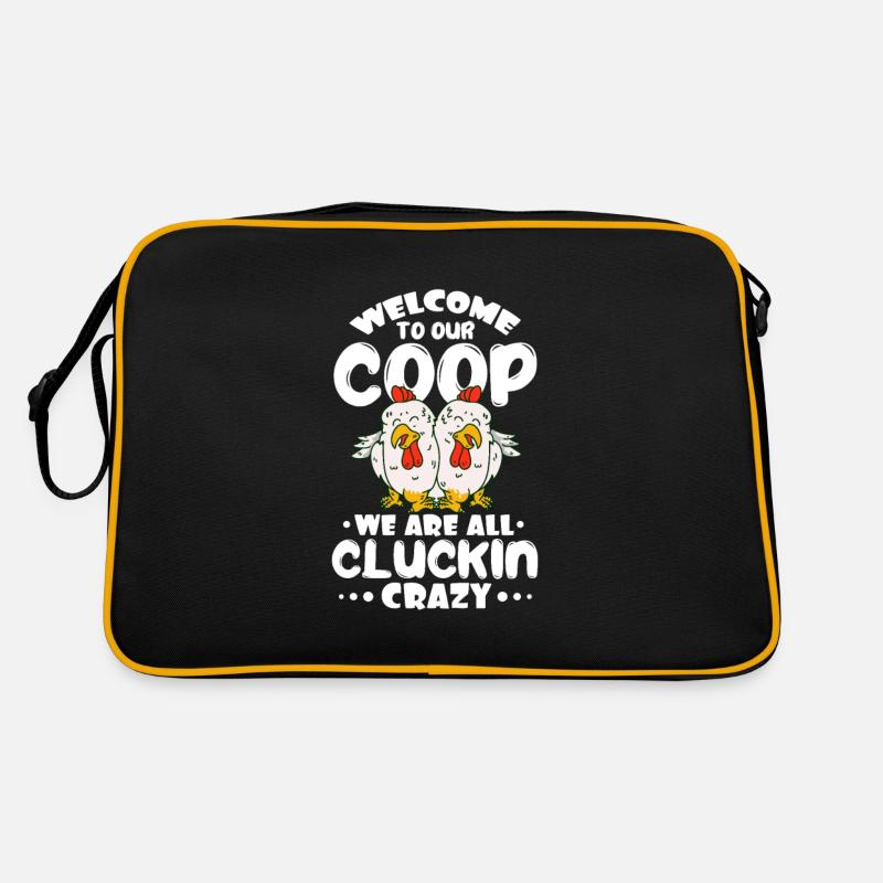 Chicken Farm Poultry Rooster Chickens Gift Retro Bag