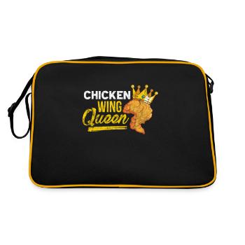 Poulet - Sac Retro - noir/or - Dos